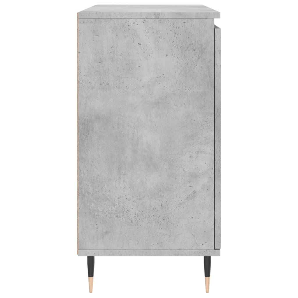 Sideboard Concrete Grey 104x35x70 cm Engineered Wood