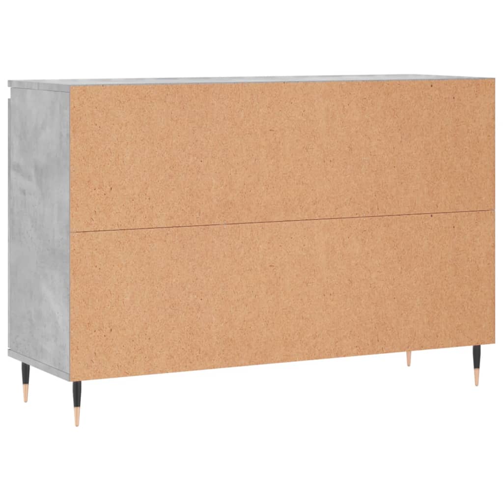 Sideboard Concrete Grey 104x35x70 cm Engineered Wood
