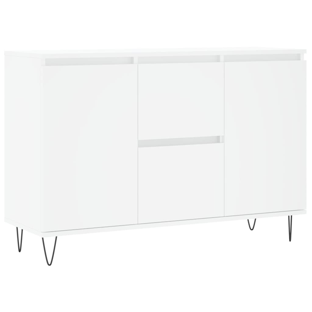 Sideboard White 104x35x70 cm Engineered Wood