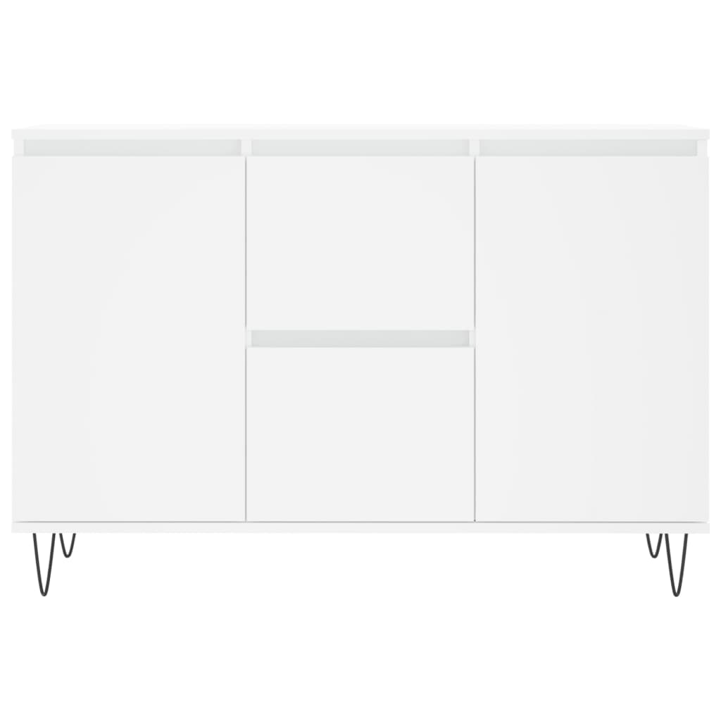 Sideboard White 104x35x70 cm Engineered Wood