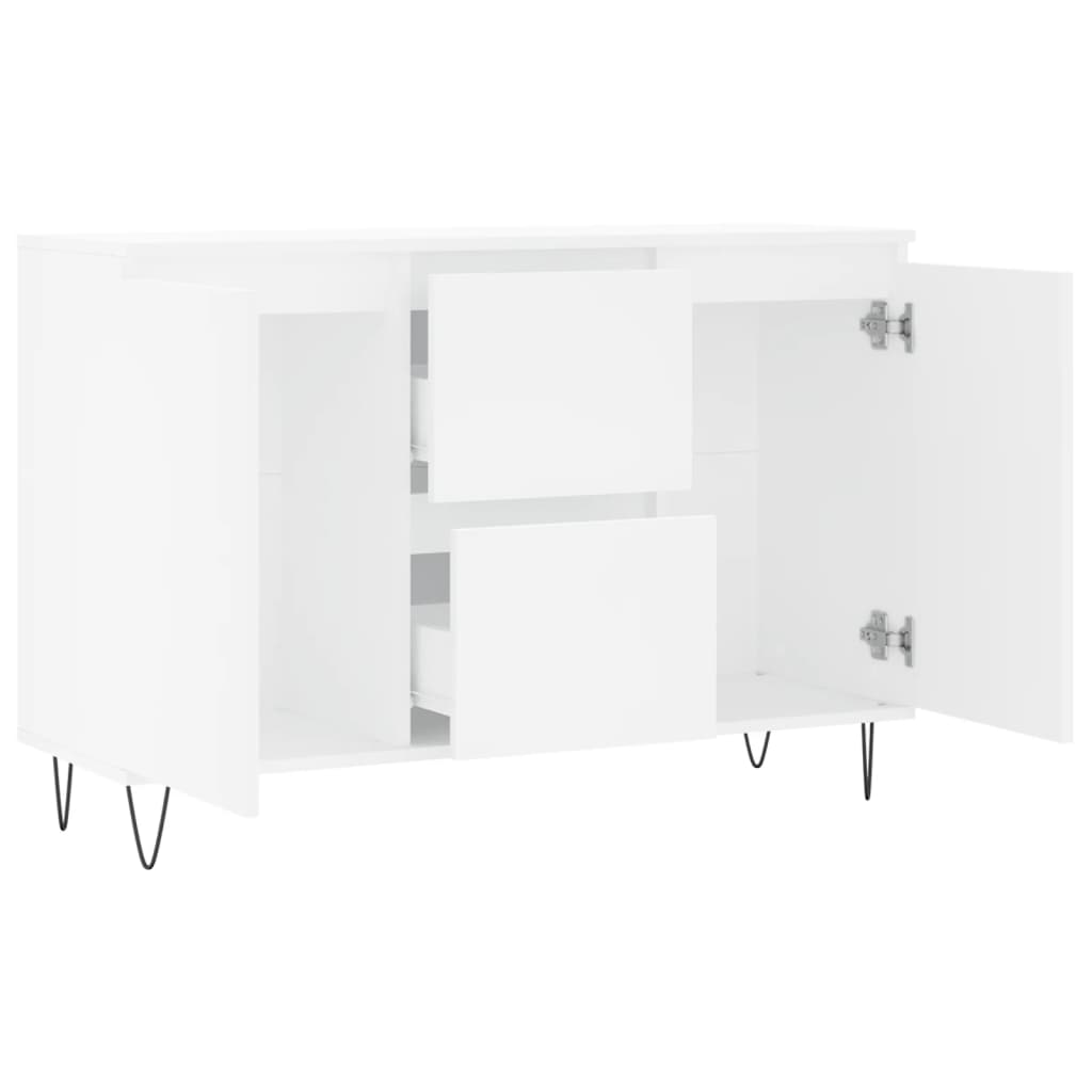 Sideboard White 104x35x70 cm Engineered Wood