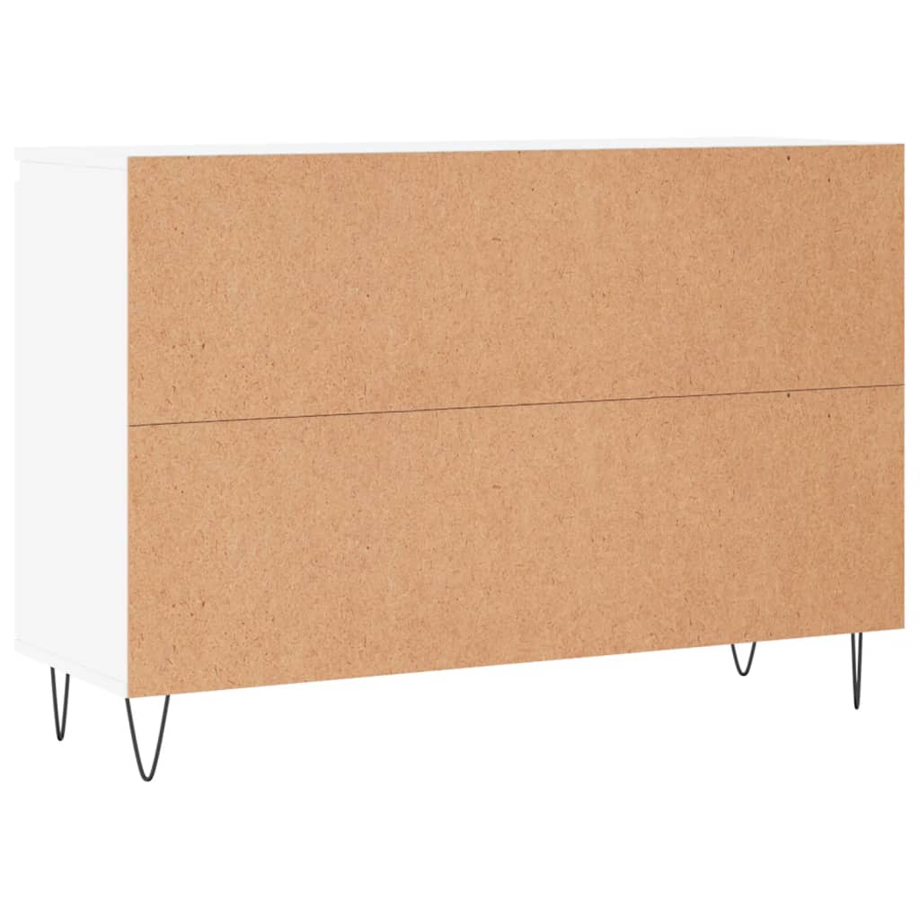 Sideboard White 104x35x70 cm Engineered Wood