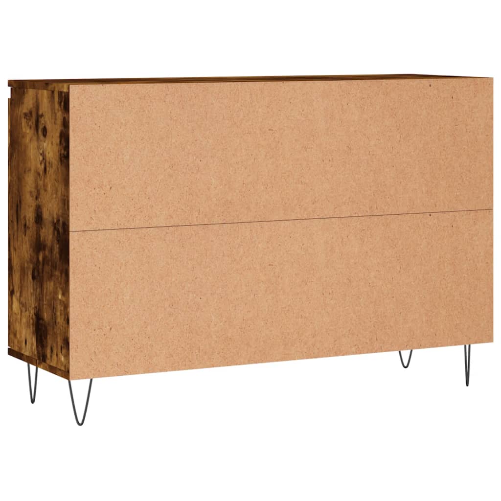 Sideboard Smoked Oak 104x35x70 cm Engineered Wood