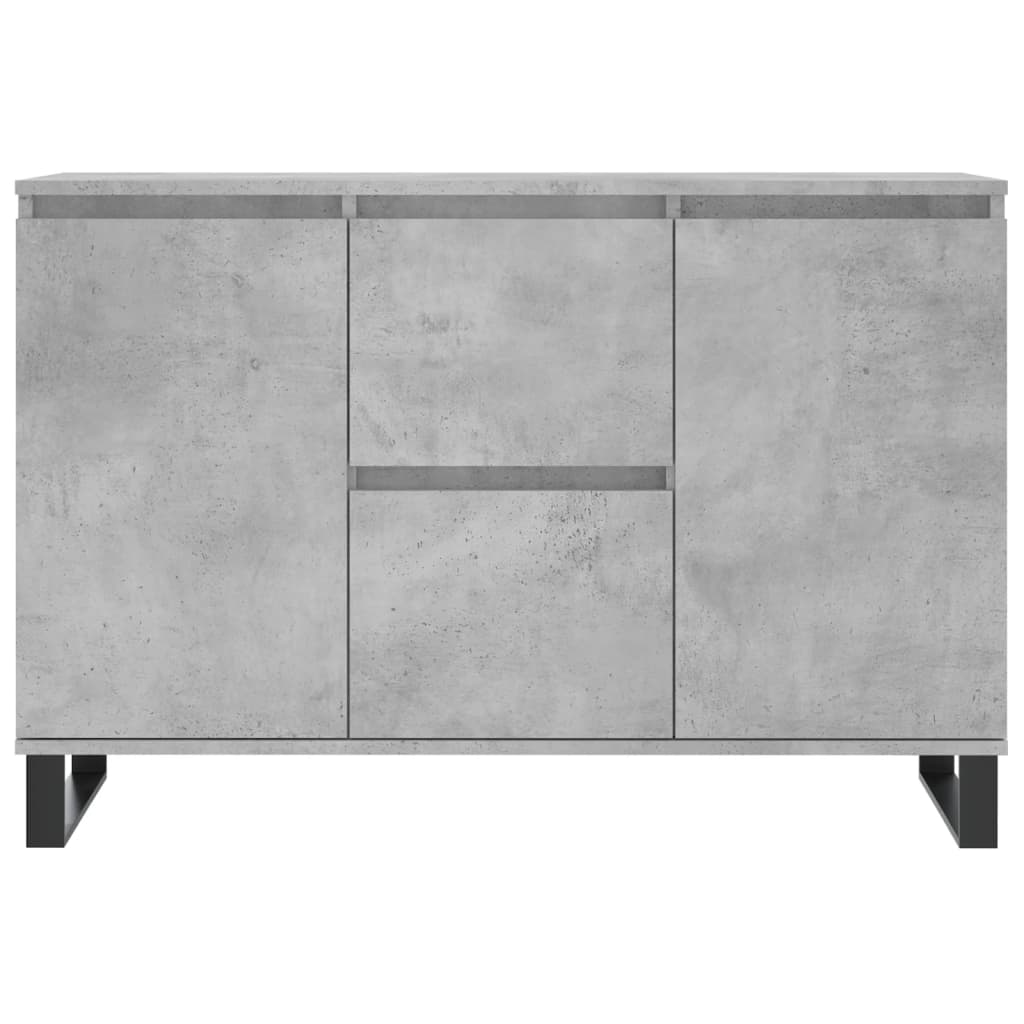 Sideboard Concrete Grey 104x35x70 cm Engineered Wood