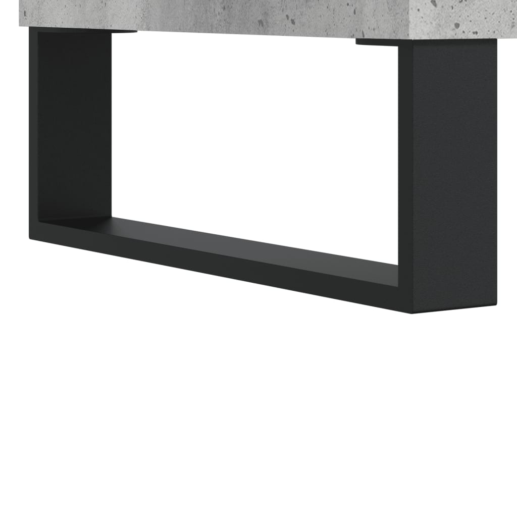 Sideboard Concrete Grey 104x35x70 cm Engineered Wood