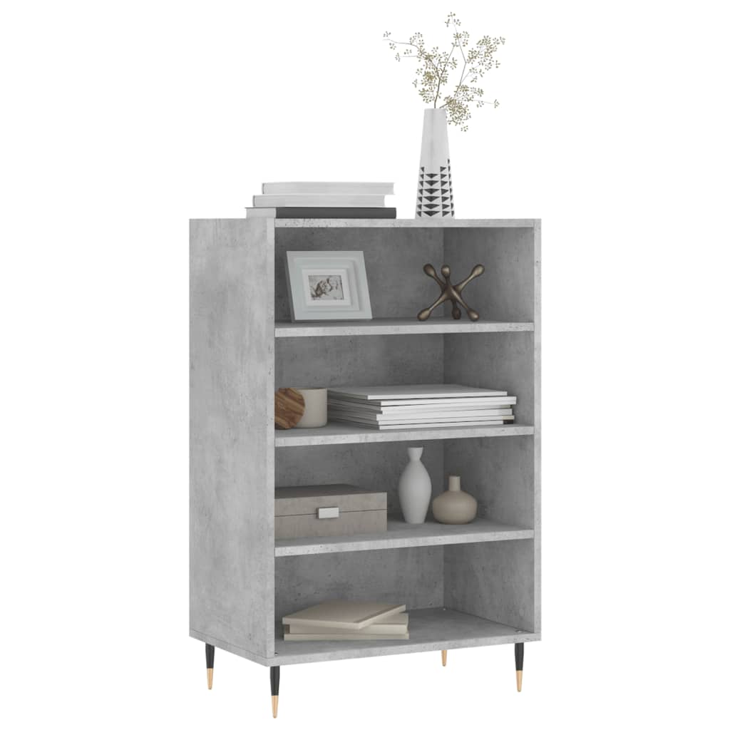 Highboard Concrete Grey 57x35x90 cm Engineered Wood