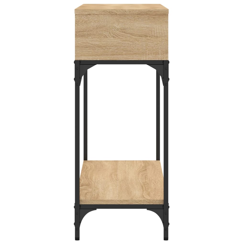 Console Table Sonoma Oak 100x30.5x75 cm Engineered Wood