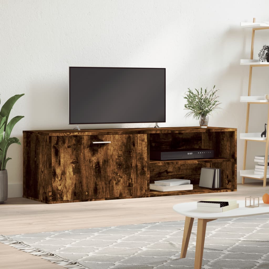 Modern Wooden 47 Inch TV Tele Stand Unit Cabinet With Door & Open Storage