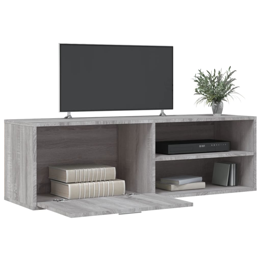 Modern Wooden 47 Inch TV Tele Stand Unit Cabinet With Door & Open Storage