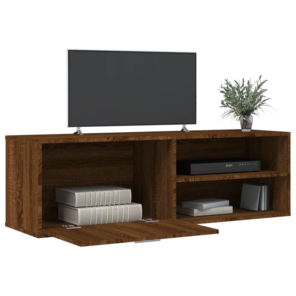 Modern Wooden 47 Inch TV Tele Stand Unit Cabinet With Door & Open Storage