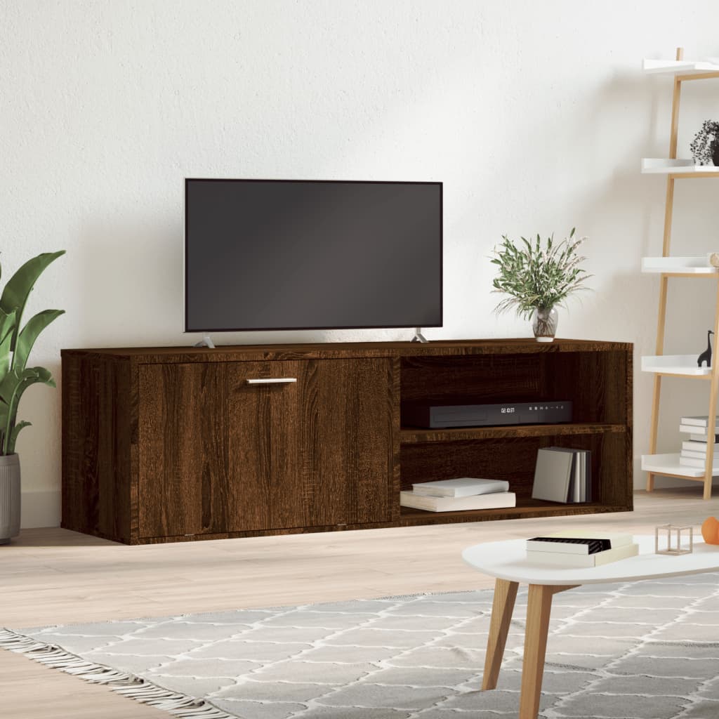 Modern Wooden 47 Inch TV Tele Stand Unit Cabinet With Door & Open Storage