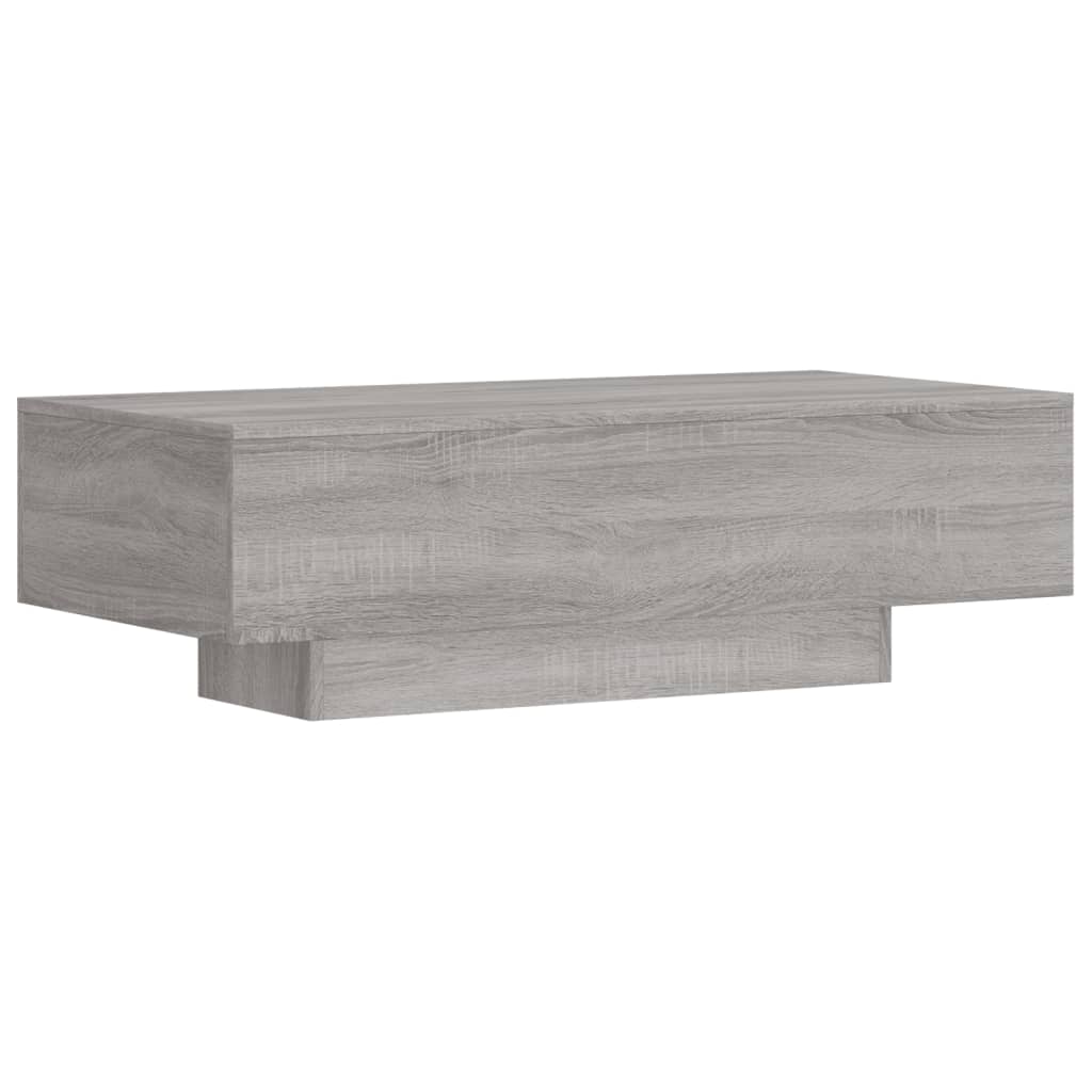 Coffee Table Grey Sonoma 100x49.5x31 cm Engineered Wood