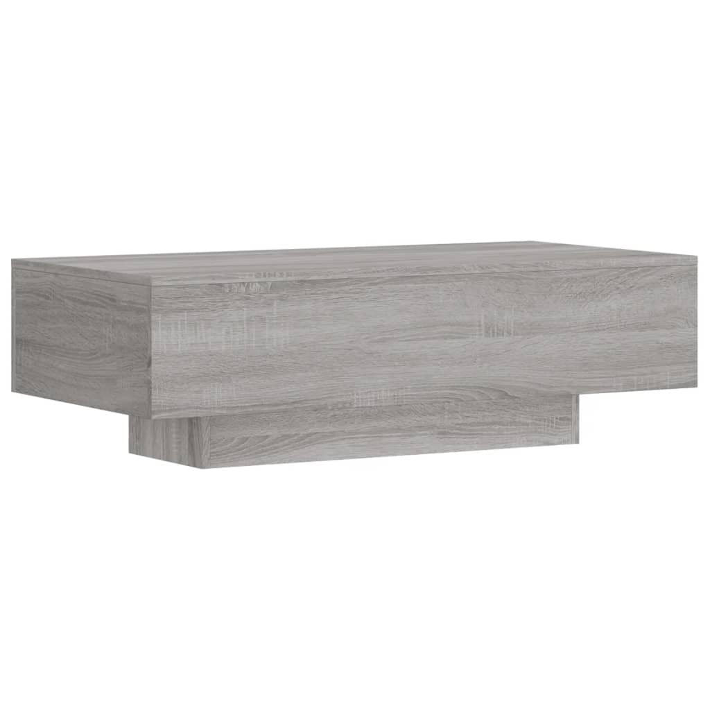 Coffee Table Grey Sonoma 100x49.5x31 cm Engineered Wood