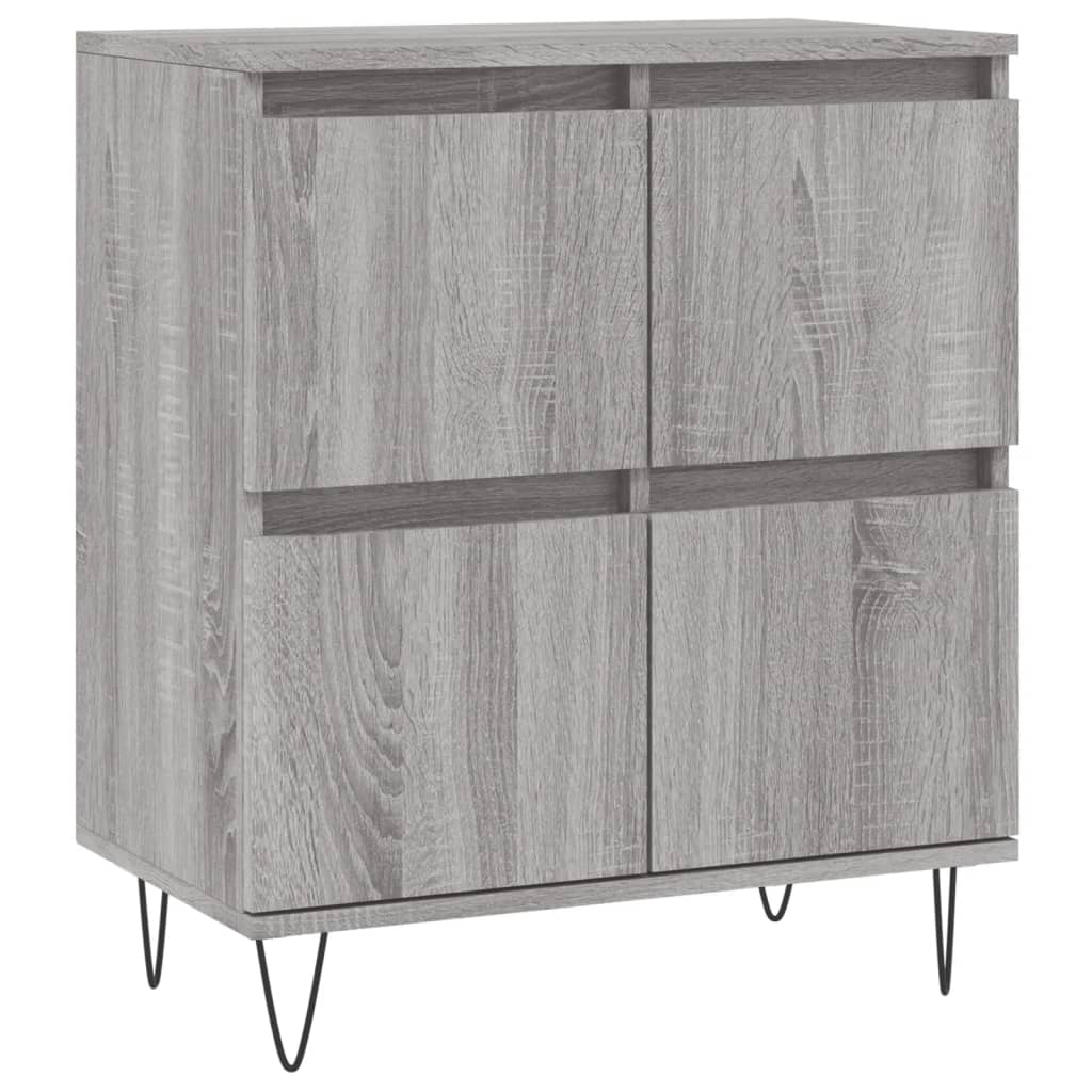 Sideboards 3 pcs Grey Sonoma Engineered Wood