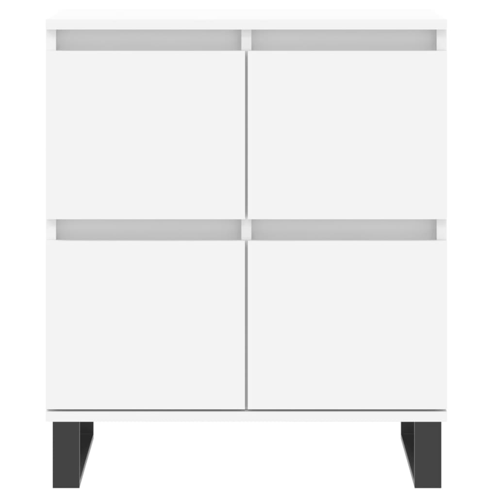 Sideboards 3 pcs White Engineered Wood