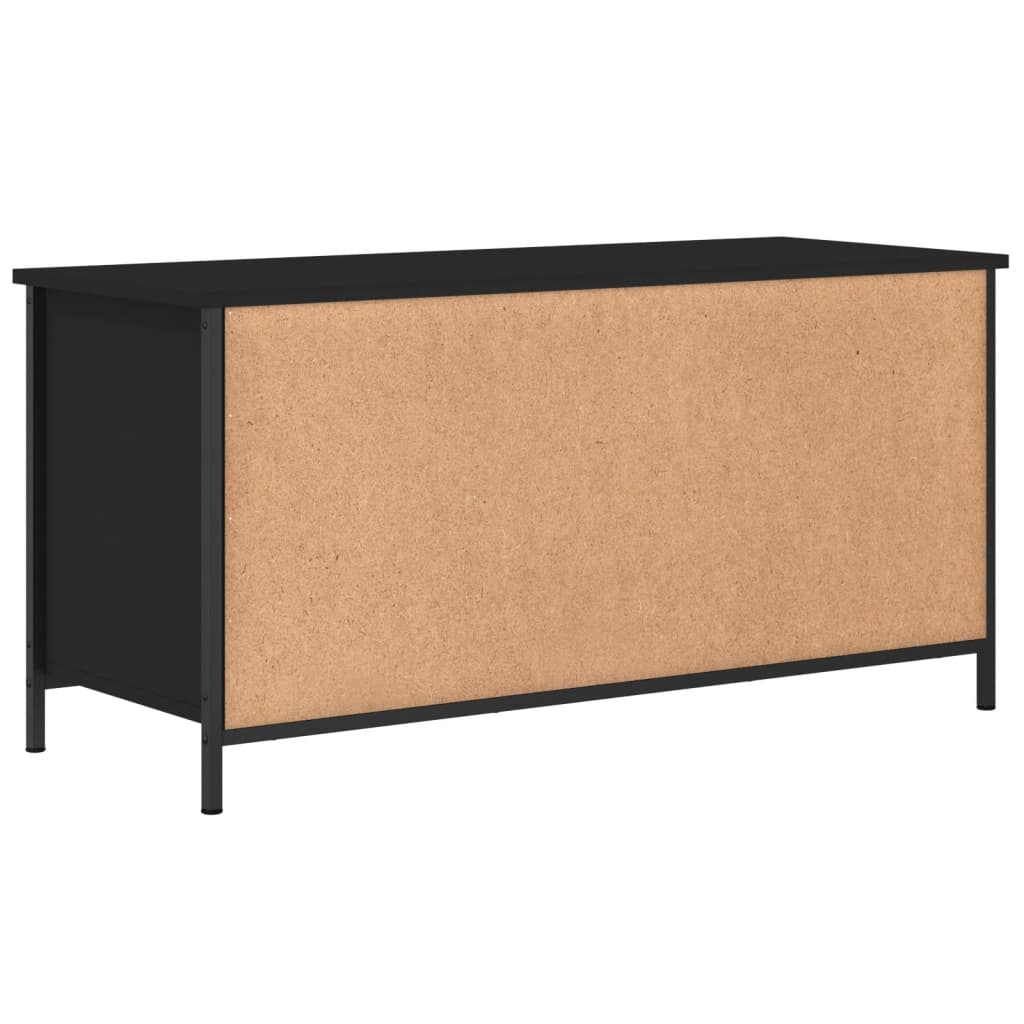 Modern Wooden 40 Inch TV Tele Stand Unit Cabinet With 2 Doors & Open Shelve