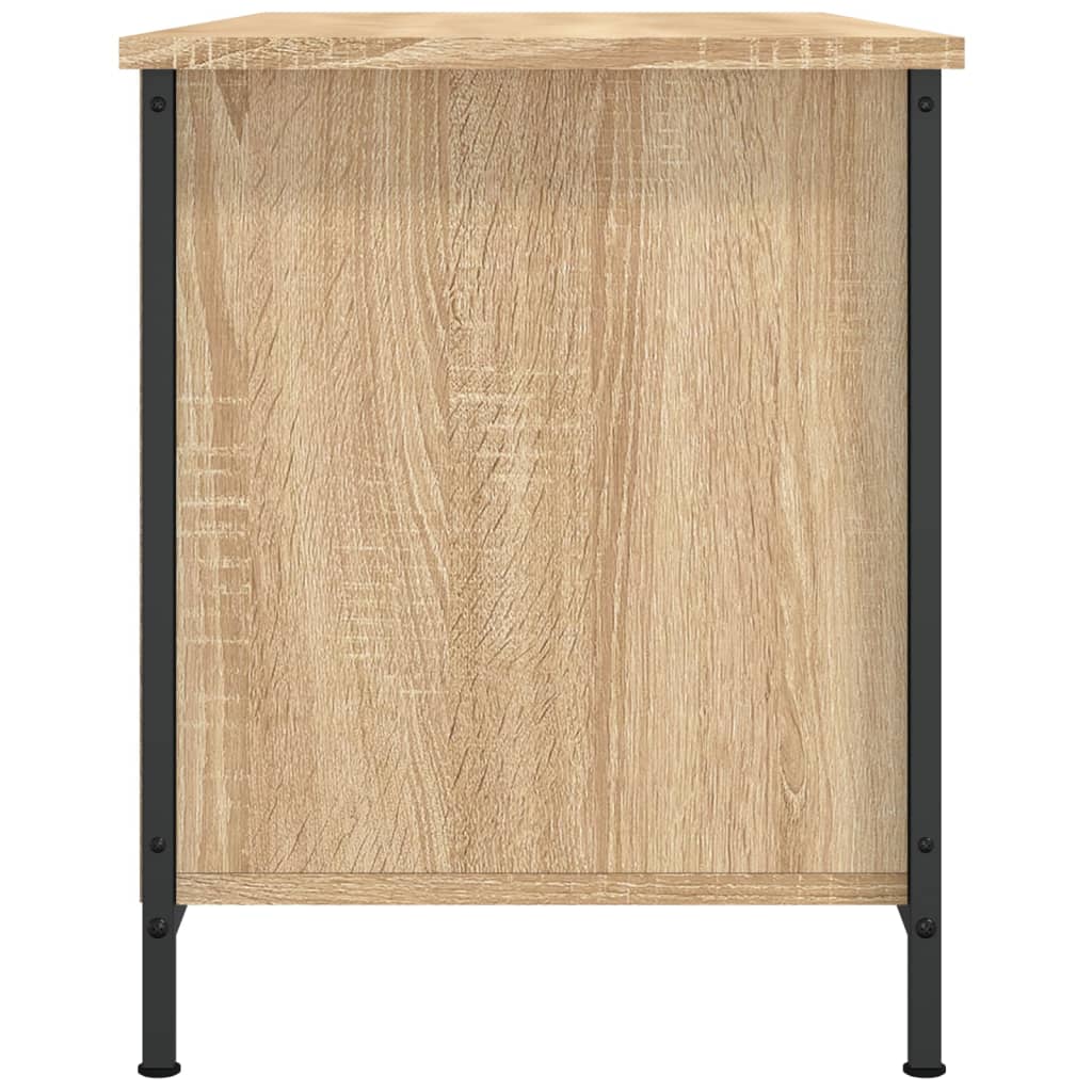 Modern Wooden 40 Inch TV Tele Stand Unit Cabinet With 2 Doors & Open Shelve