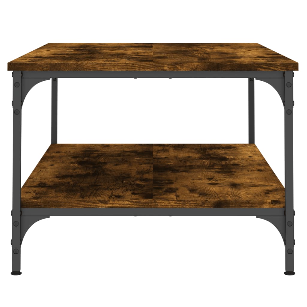 Coffee Table Smoked Oak 100x55x40 cm Engineered Wood