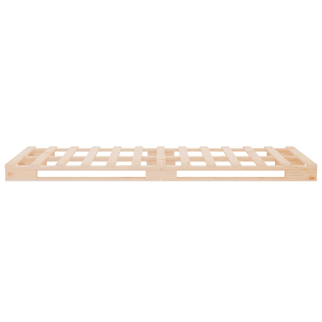 Bed Frame without Mattress 90x190 cm Single Solid Wood Pine Single