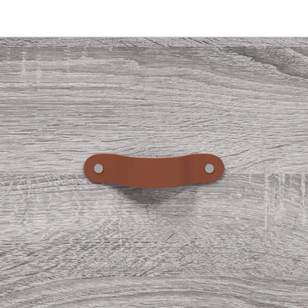 Sideboard Grey Sonoma 69.5x34x90 cm Engineered Wood