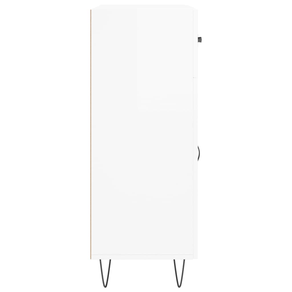 Sideboard White 69.5x34x90 cm Engineered Wood