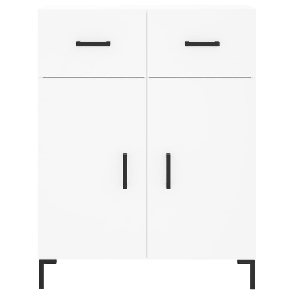 Sideboard White 69.5x34x90 cm Engineered Wood