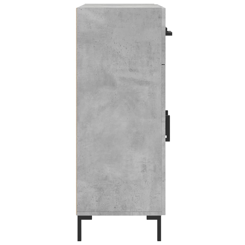 Sideboard Concrete Grey 69.5x34x90 cm Engineered Wood