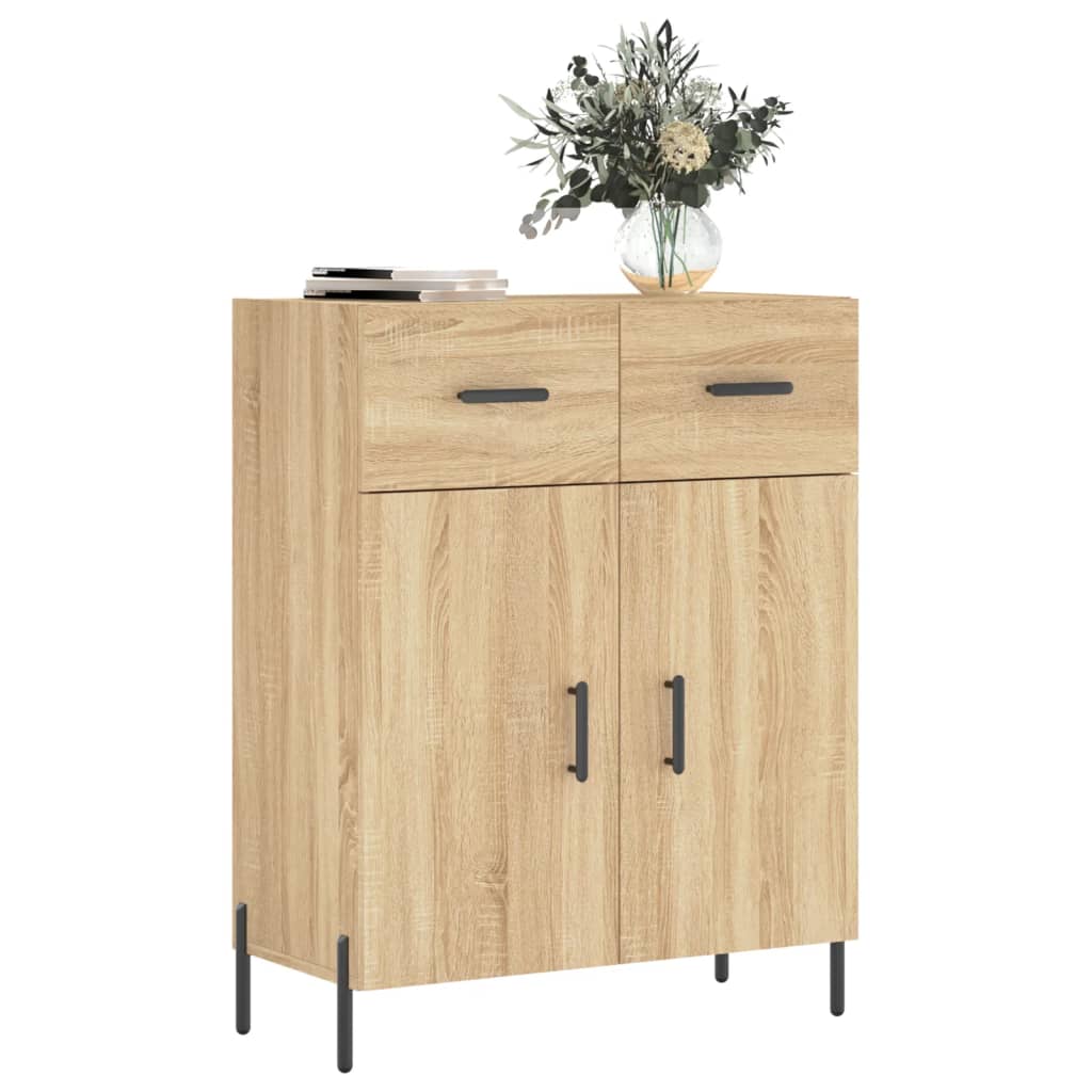 Sideboard Sonoma Oak 69.5x34x90 cm Engineered Wood