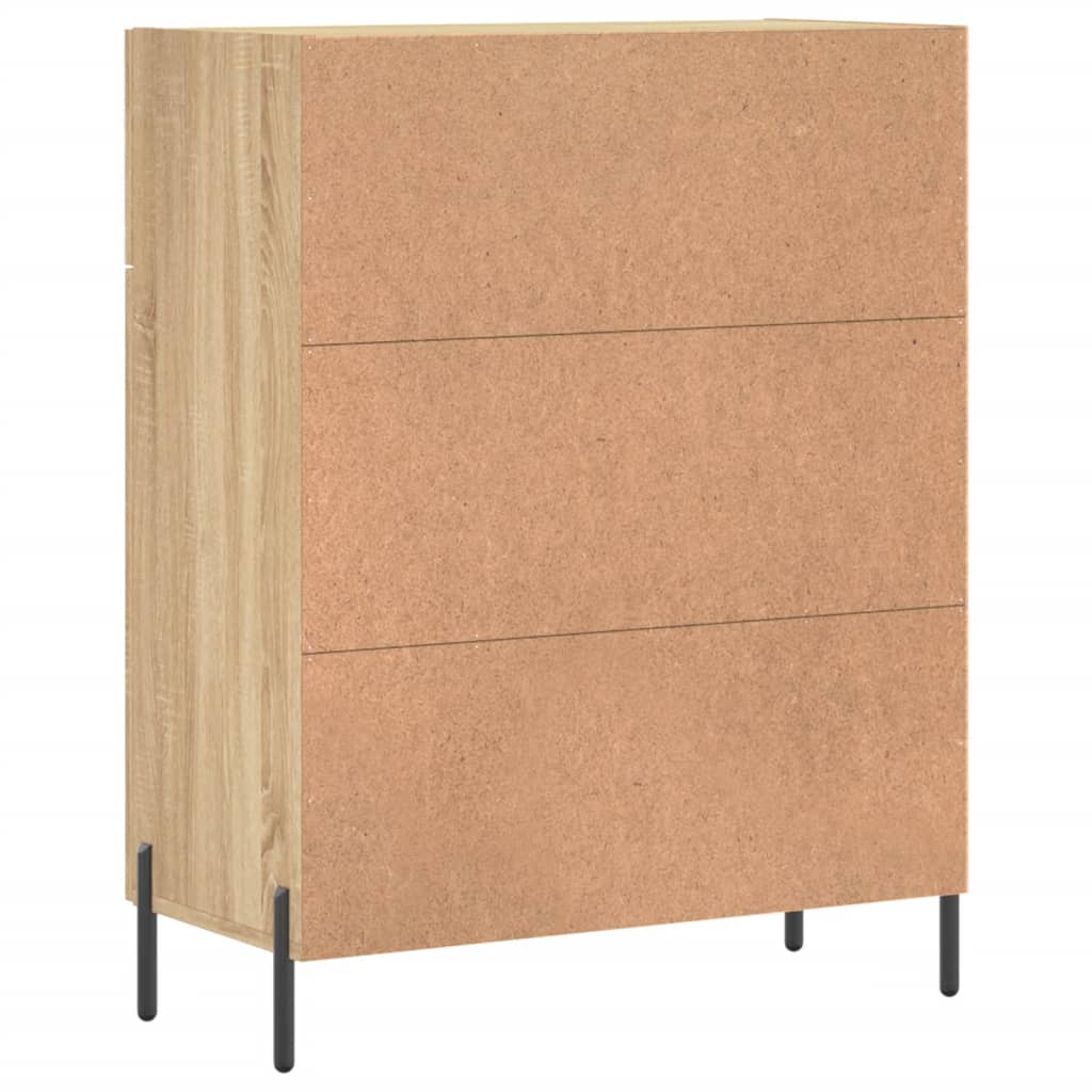 Sideboard Sonoma Oak 69.5x34x90 cm Engineered Wood