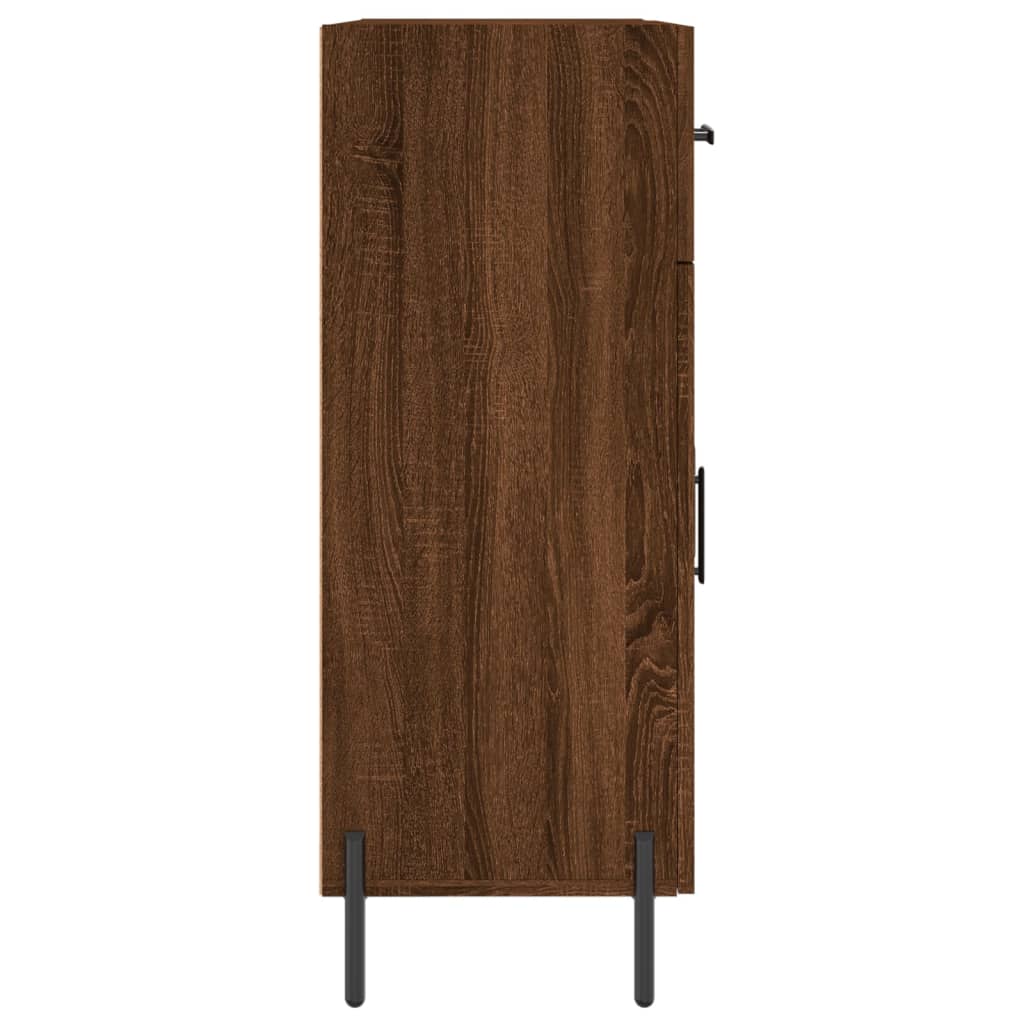 Sideboard Brown Oak 69.5x34x90 cm Engineered Wood