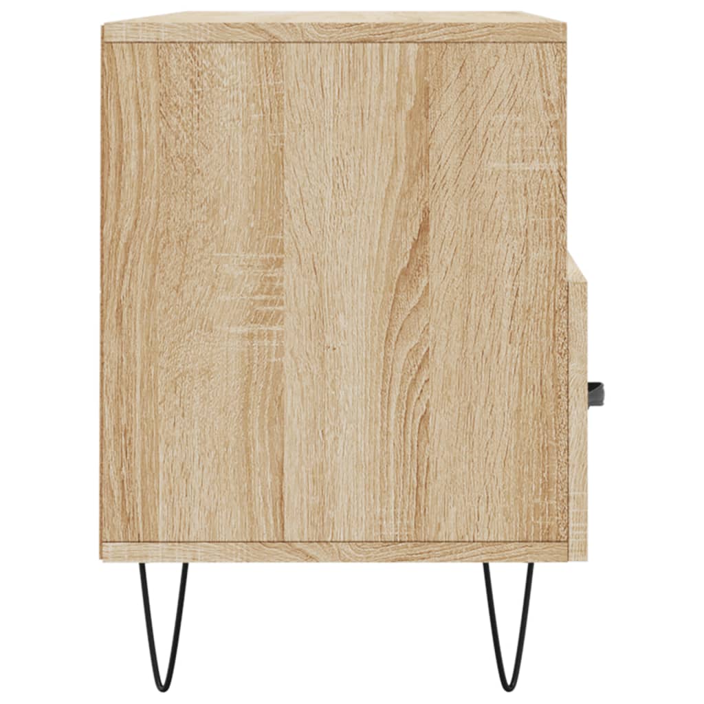 Modern Wooden TV Tele Stand Unit Cabinet With 3 Drawers & Open Storage Compartments