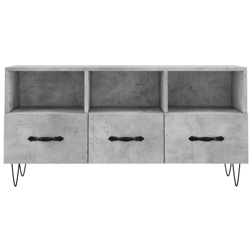 Modern Wooden TV Tele Stand Unit Cabinet With 3 Drawers & Open Storage Compartments
