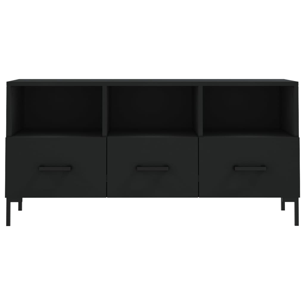 Modern Wooden TV Tele Stand Unit Cabinet Home Entertainment Unit With 3 Drawers