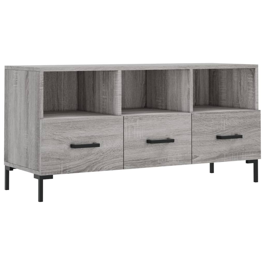 Modern Wooden TV Tele Stand Unit Cabinet Home Entertainment Unit With 3 Drawers