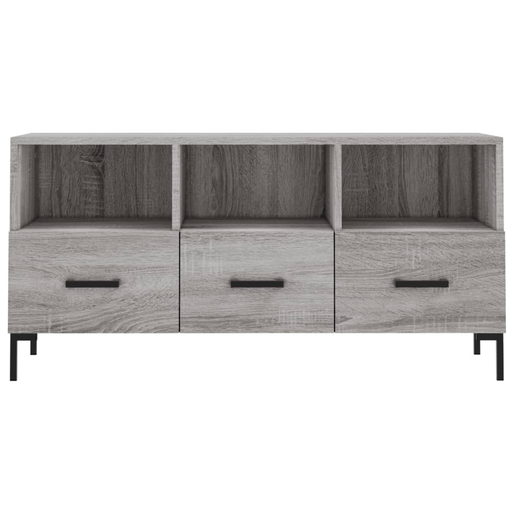 Modern Wooden TV Tele Stand Unit Cabinet Home Entertainment Unit With 3 Drawers