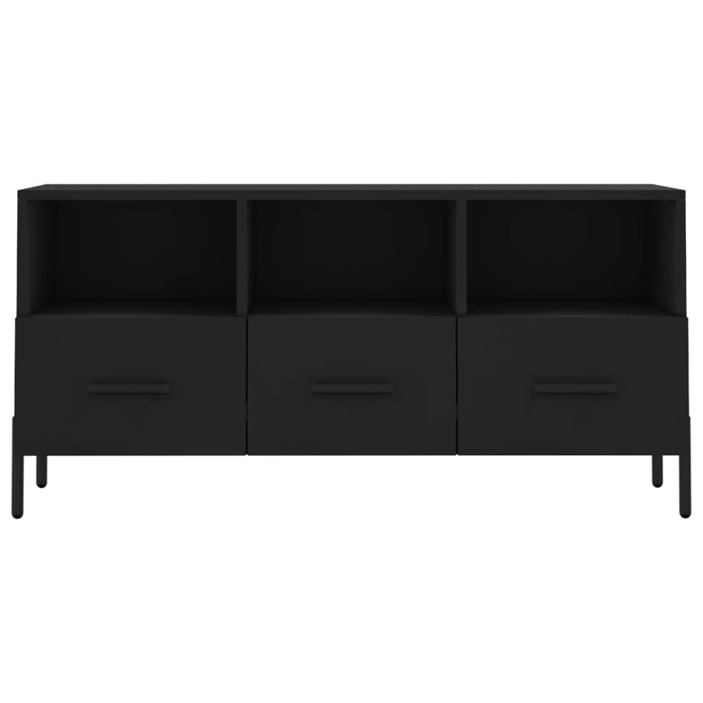 TV Cabinet Black 102x36x50 cm Engineered Wood