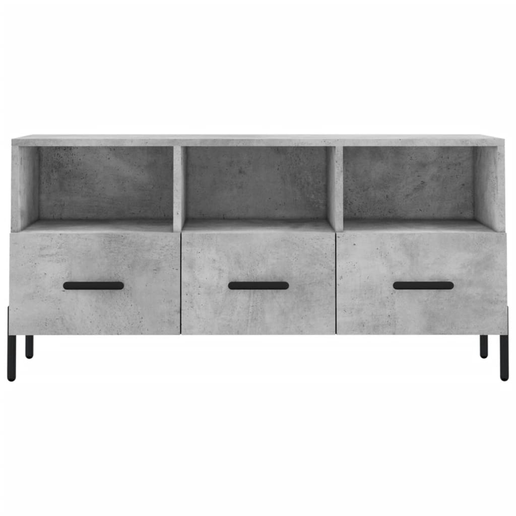 Modern Wooden TV Tele Stand Unit Cabinet With 3 Drawers & Storage Compartments