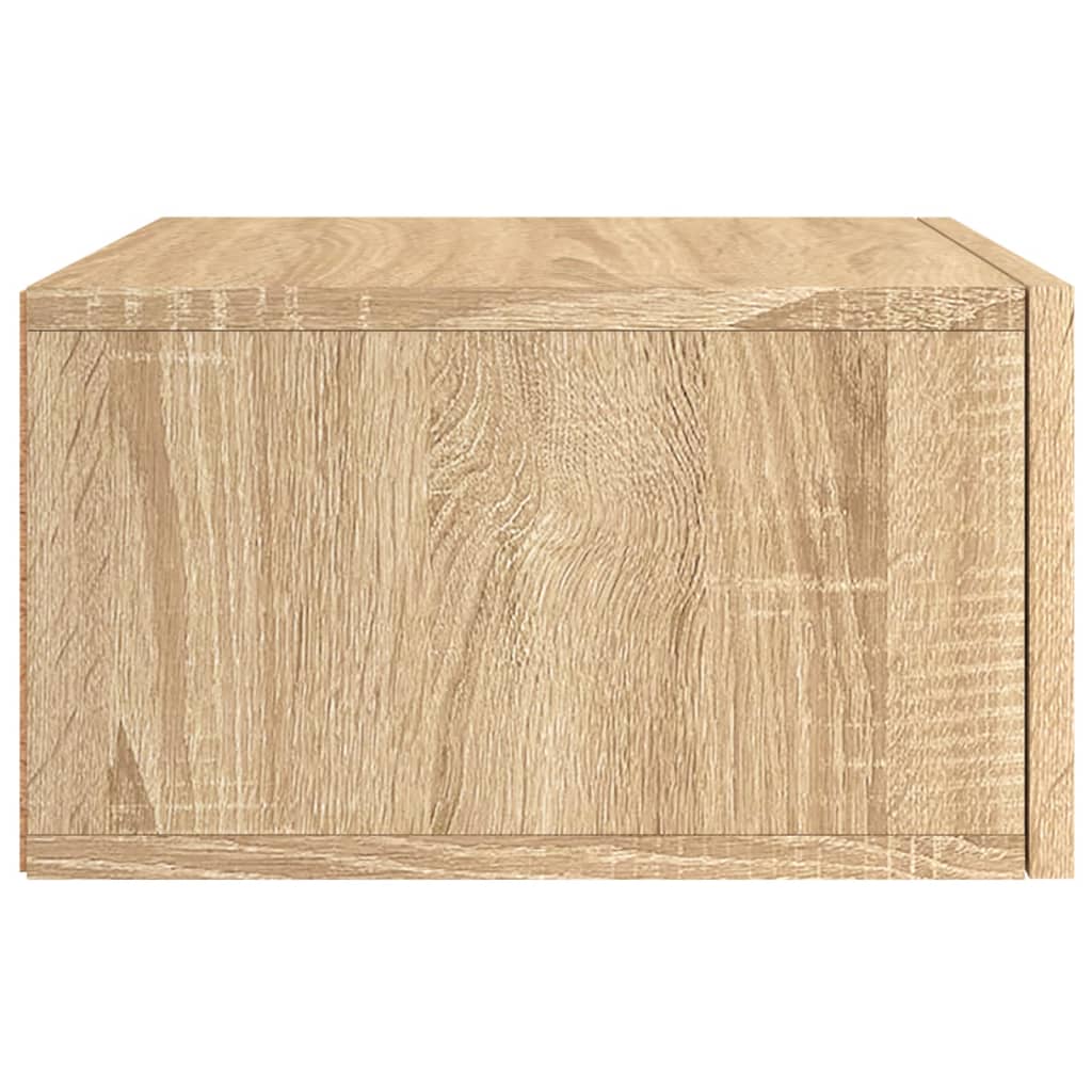 Wall-mounted Bedside Cabinets 2 pcs Sonoma Oak 35x35x20 cm