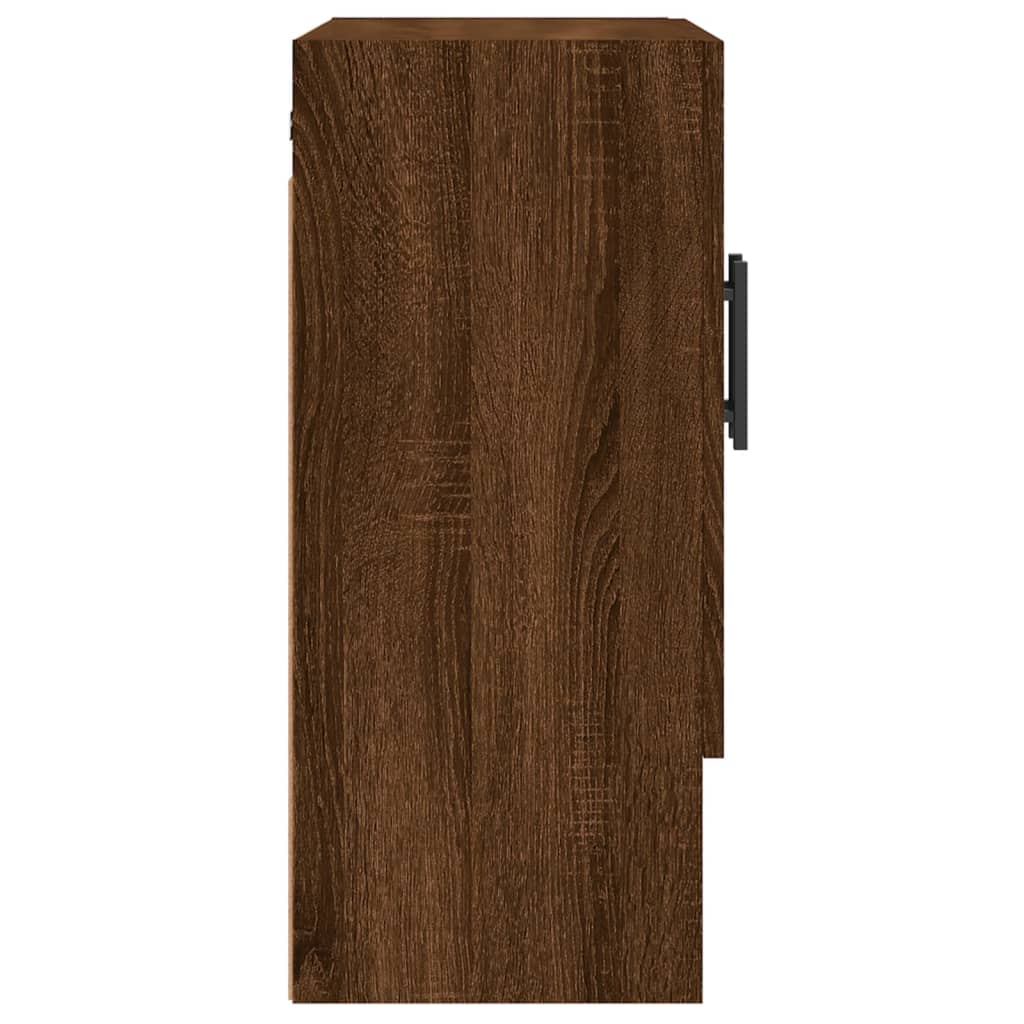 Wall Cabinet Brown Oak 60x31x70 cm Engineered Wood