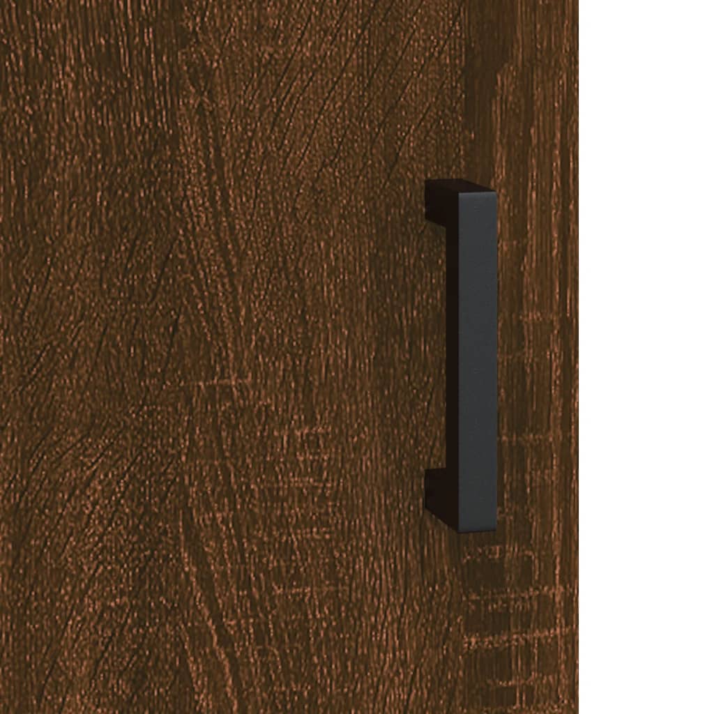 Wall Cabinet Brown Oak 60x31x60 cm Engineered Wood
