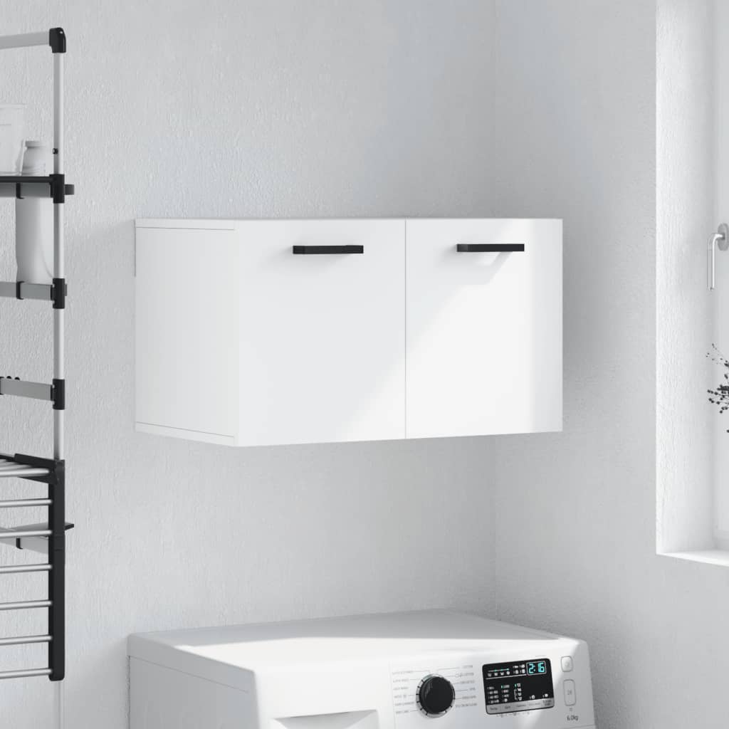 Wall Cabinet White 60x36.5x35 cm Engineered Wood