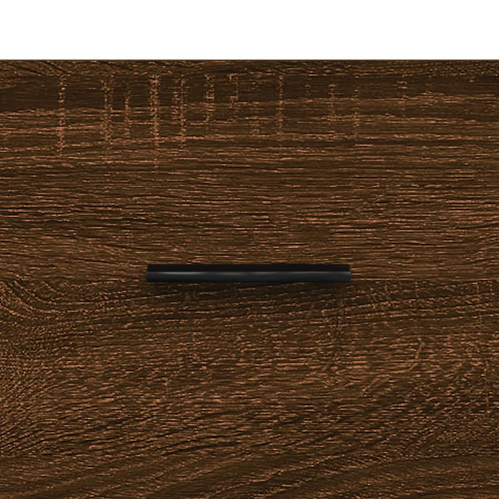Wall Cabinet Brown Oak 80x36.5x35 cm Engineered Wood