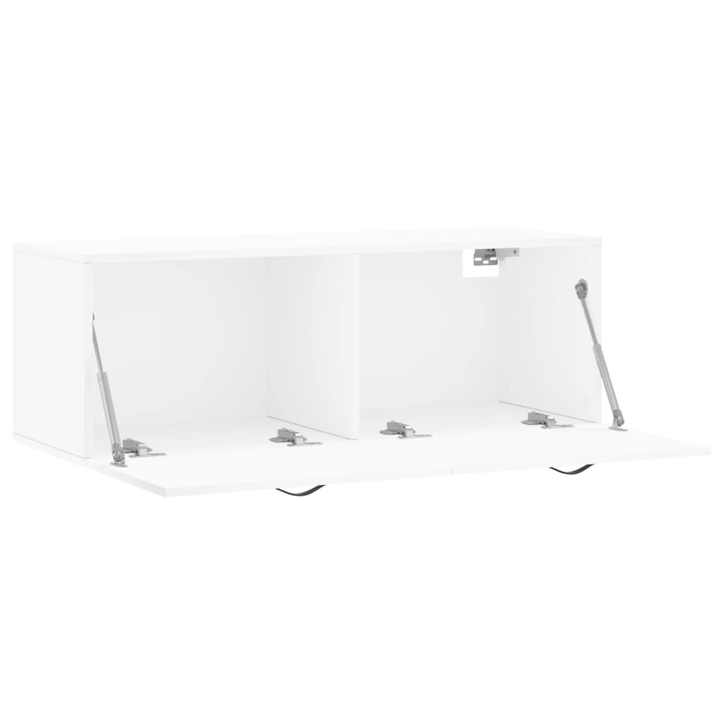 Wall Cabinet White 100x36.5x35 cm Engineered Wood
