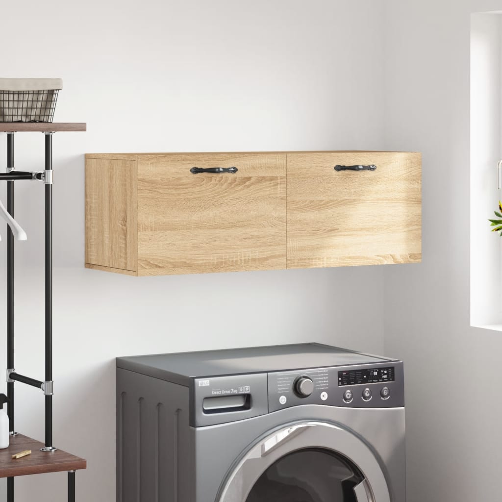 Wall Cabinet Sonoma Oak 100x36.5x35 cm Engineered Wood