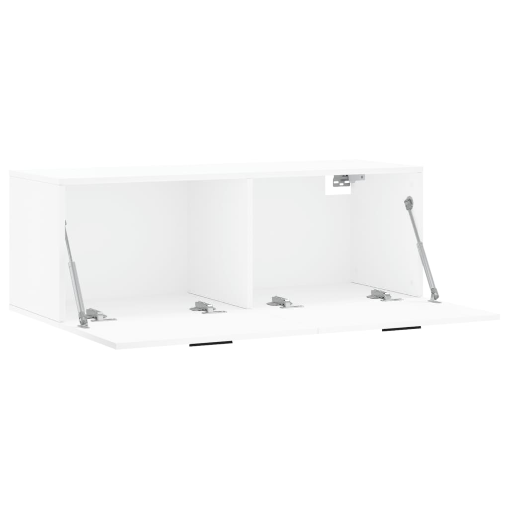 Wall Cabinet White 100x36.5x35 cm Engineered Wood