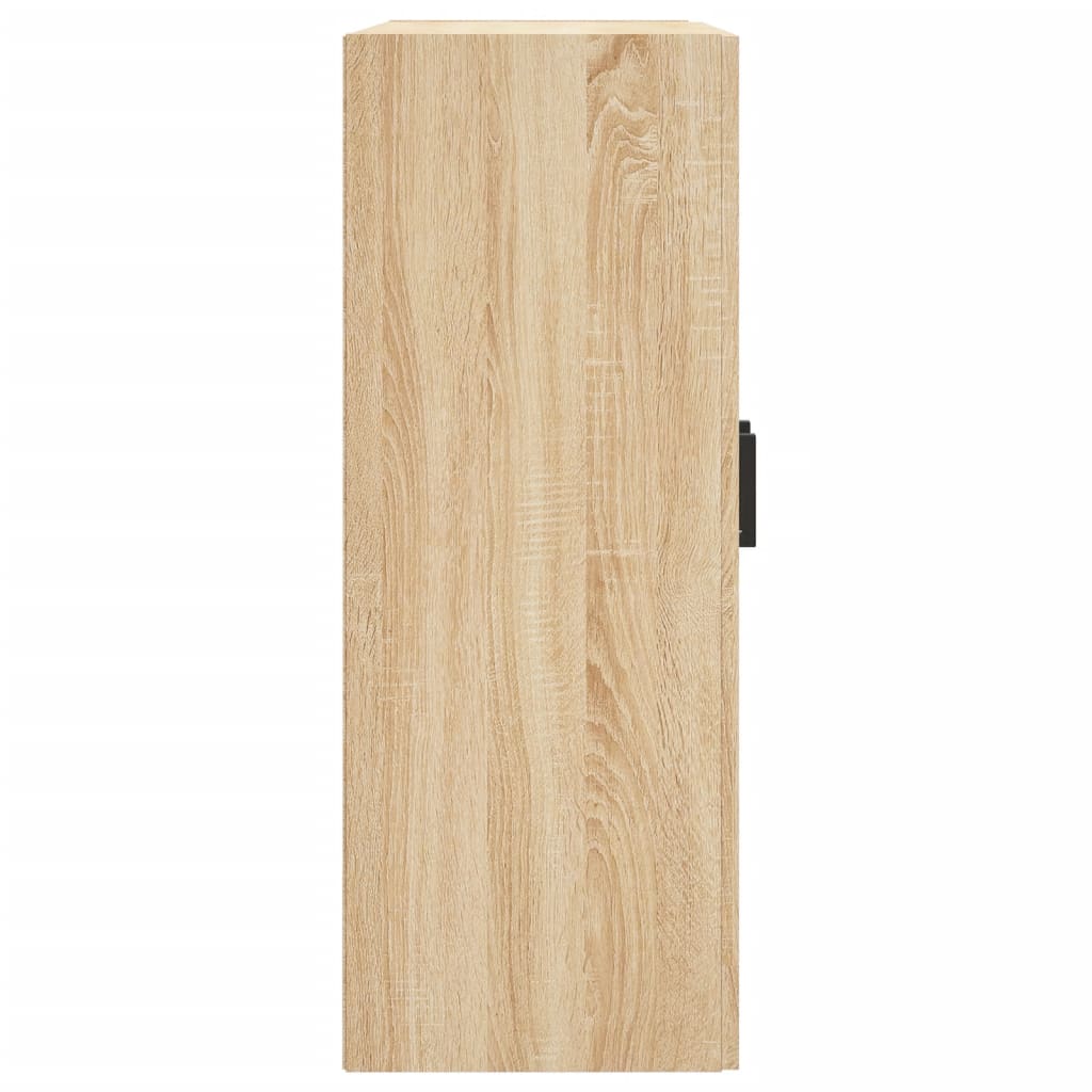 Wall Mounted Cabinet Sonoma Oak 69.5x34x90 cm Engineered Wood