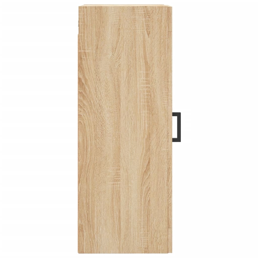 Wall Mounted Cabinet Sonoma Oak 34.5x34x90 cm Engineered Wood