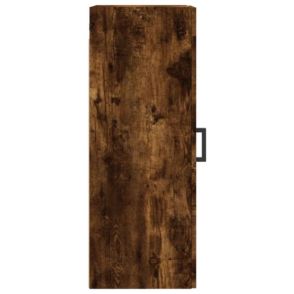 Wall Mounted Cabinet Smoked Oak 34.5x34x90 cm Engineered Wood