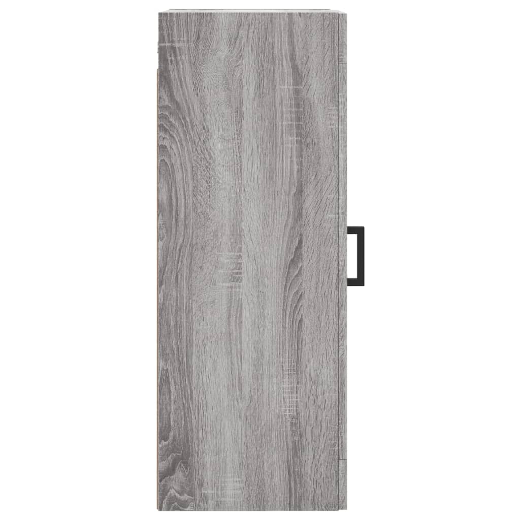 Wall Mounted Cabinet Grey Sonoma 34.5x34x90 cm Engineered Wood