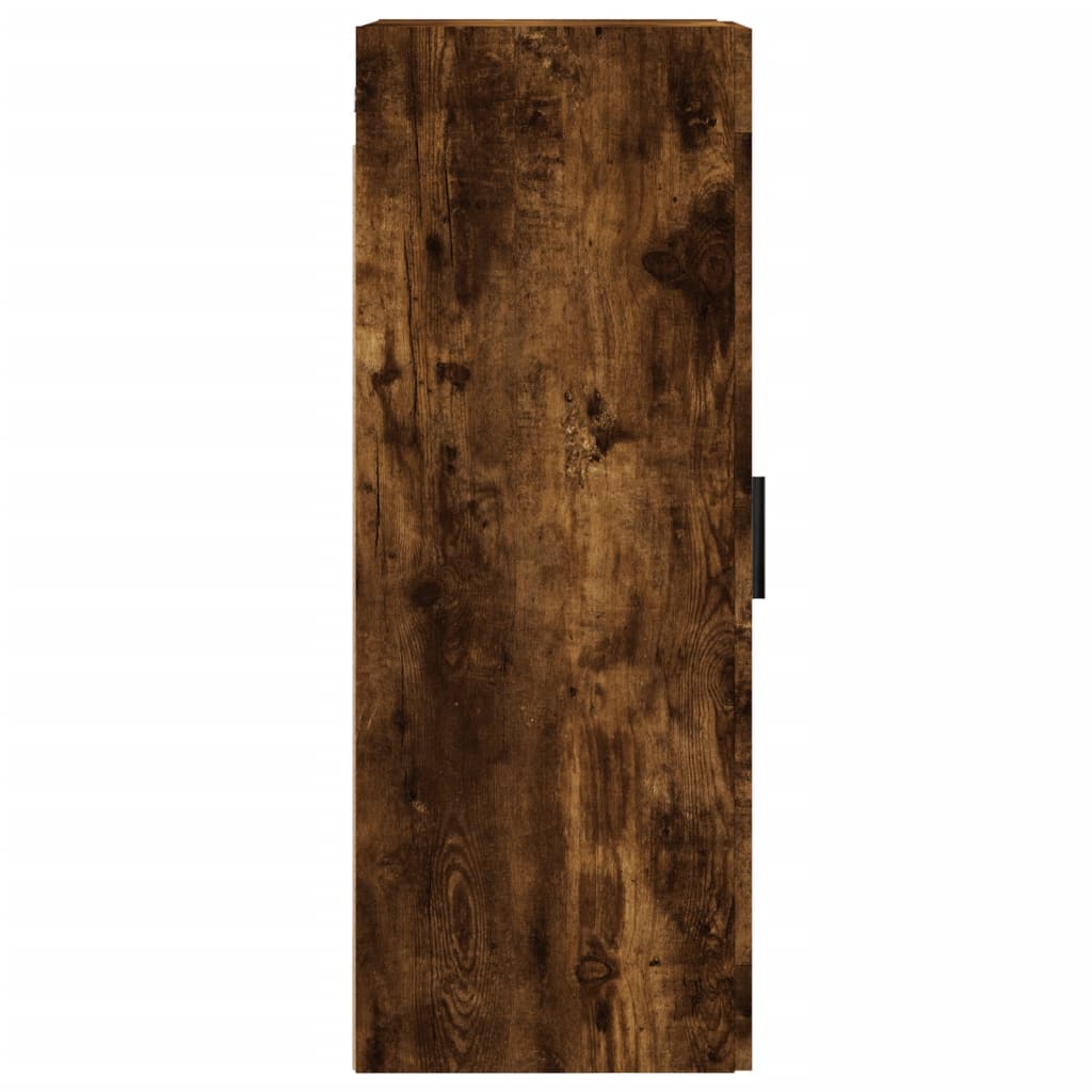 Wall Mounted Cabinet Smoked Oak 34.5x34x90 cm Engineered Wood